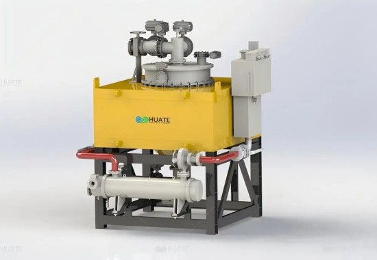 HTDZ电磁浆料高梯度磁选机在石英砂行业的应用